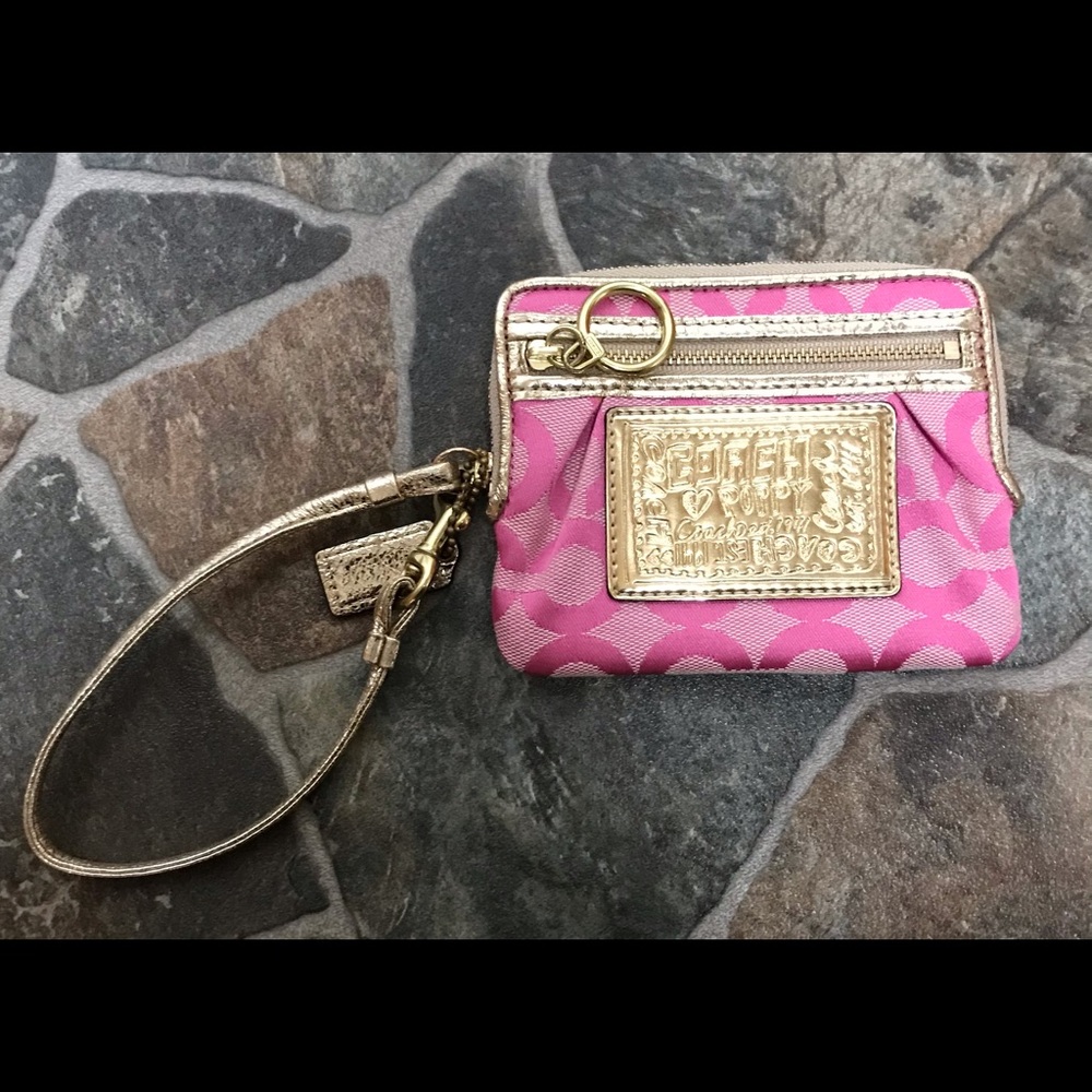 Coach Poppy Small Wristlet/ Wallet